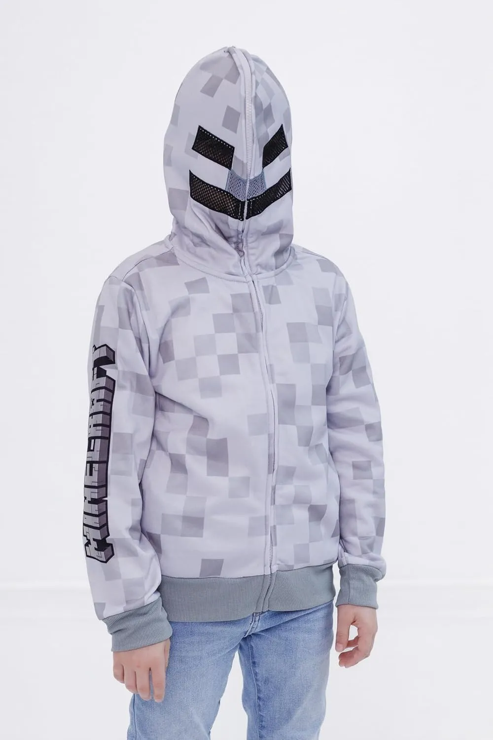 Minecraft Fleece Zip Up Hoodie Toddler to Big Kid Sizes (4-18-20)