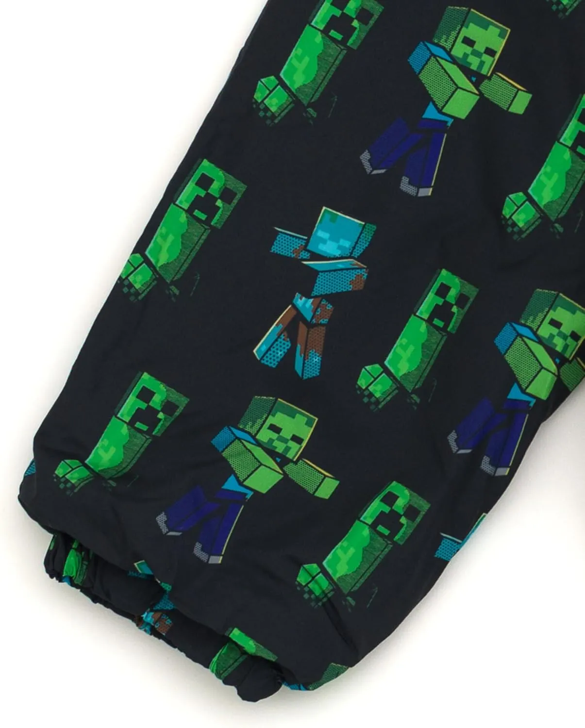 Minecraft Zip Up Waterproof Rain Jacket Little Kid to Big Kid Sizes (5-6 - 12)