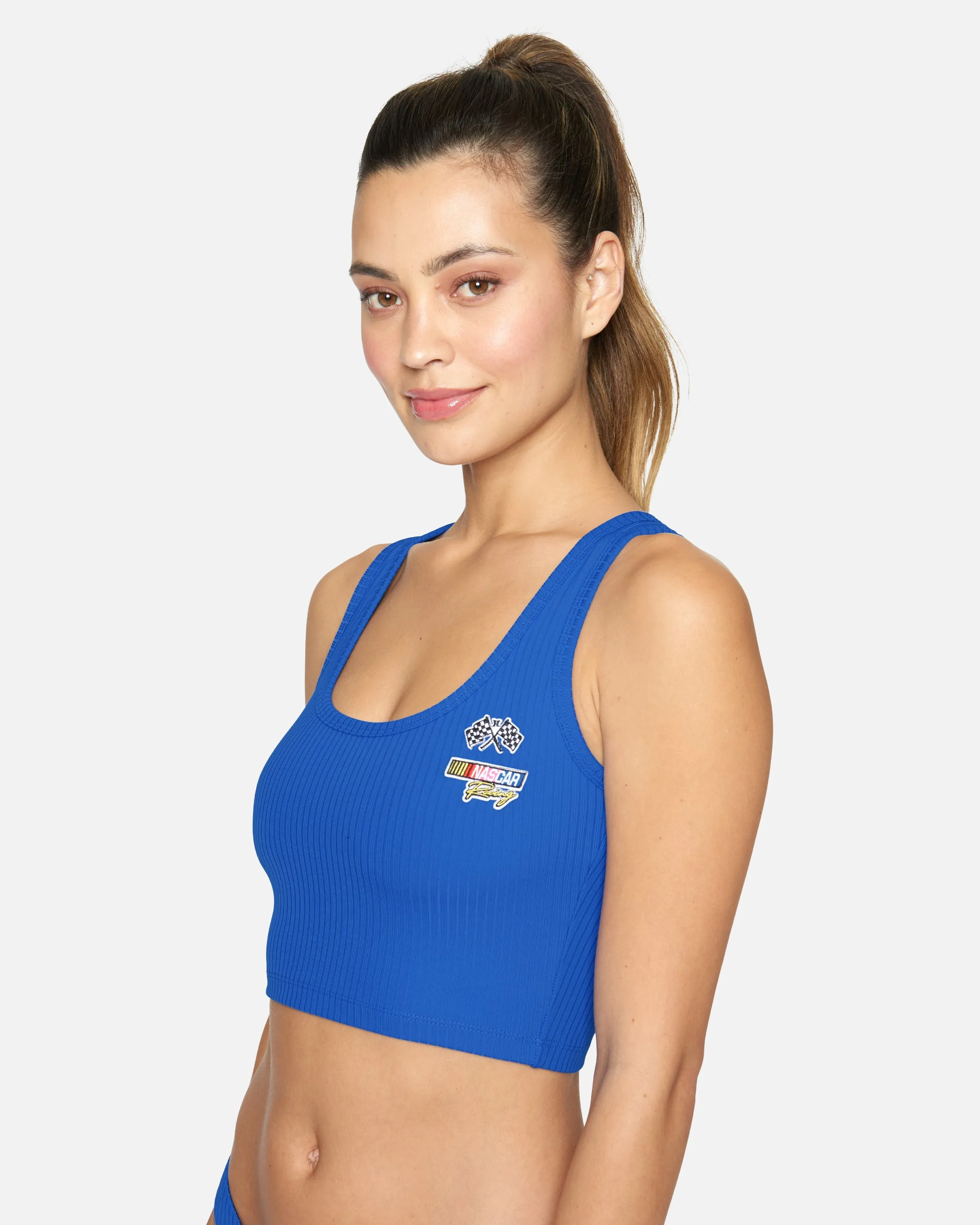 NASCAR RIB CROP TANK