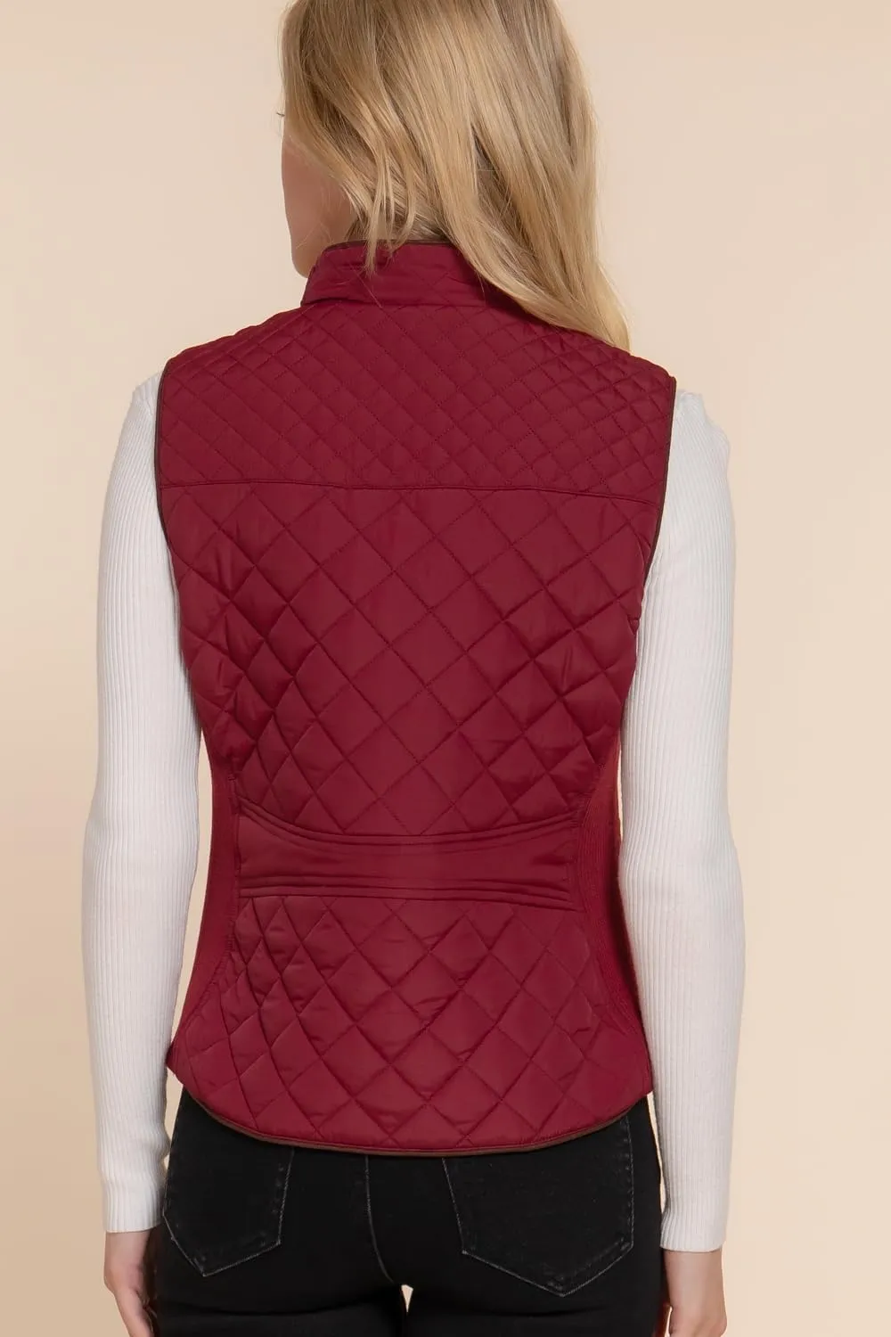 NE PEOPLE Womens Lightweight Quilted Padding Zip Up Vest Gilet(S-3XL)