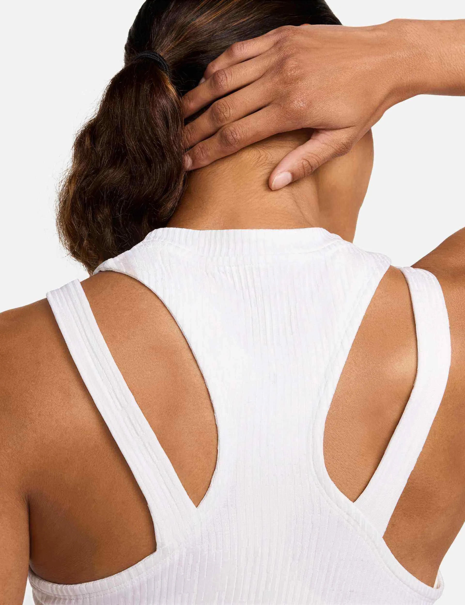 NikeCourt Slam Dri-FIT Tennis Dress - White/Black