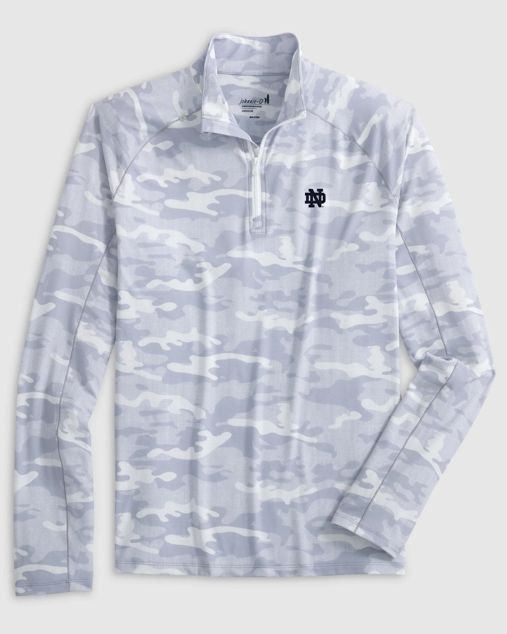 Notre Dame Patton Performance Camo 1/4-Zip Pullover
