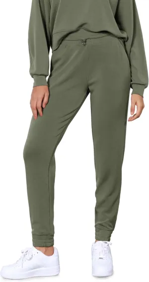ODODOS Women's Modal Soft Jogger Pants with Pockets Adjustable Shockcord High Waist Sweatpants Casual Lounge Pants
