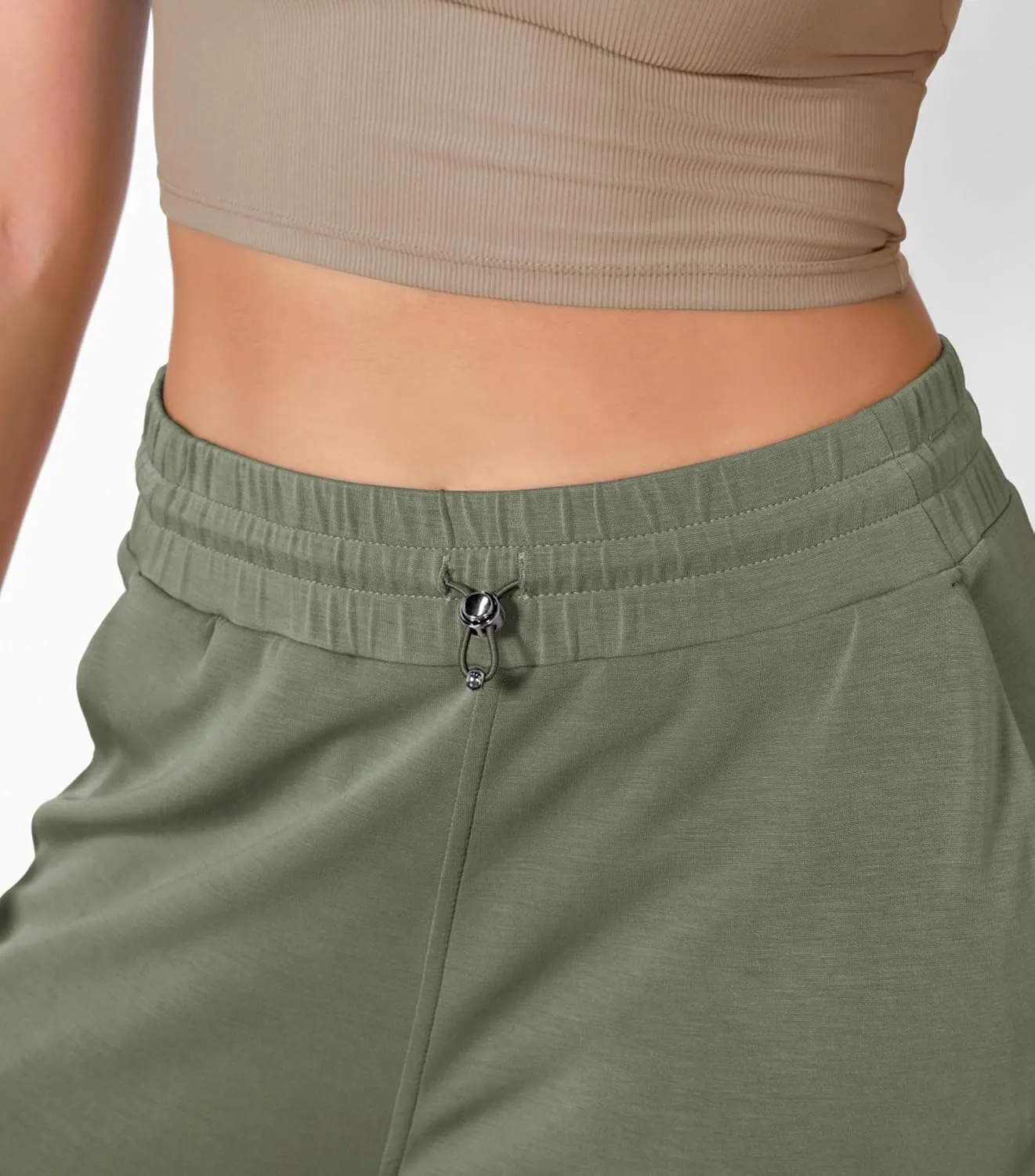 ODODOS Women's Modal Soft Jogger Pants with Pockets Adjustable Shockcord High Waist Sweatpants Casual Lounge Pants