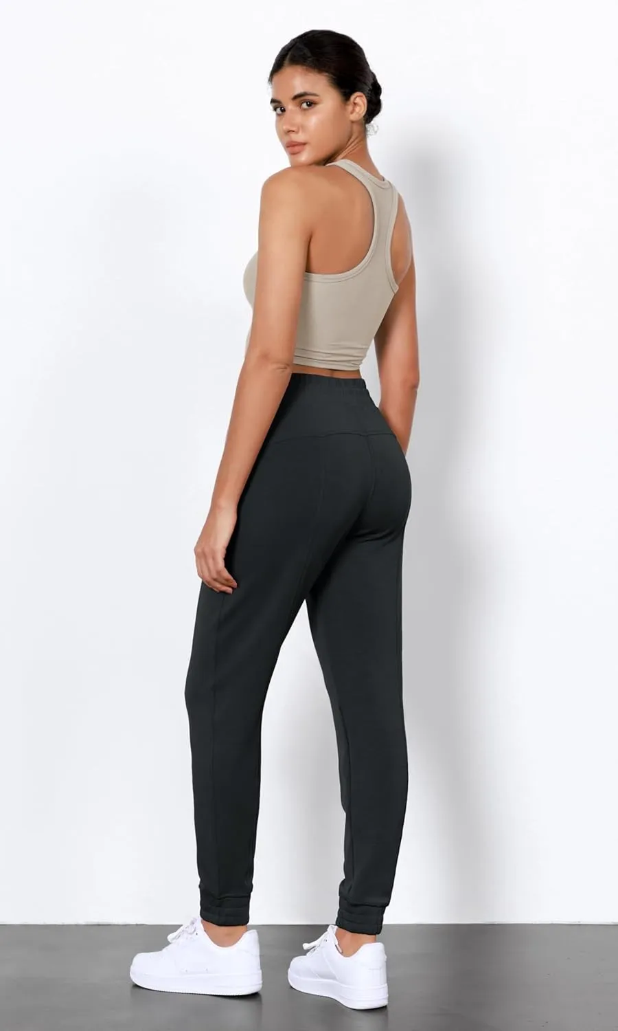 ODODOS Women's Modal Soft Jogger Pants with Pockets Adjustable Shockcord High Waist Sweatpants Casual Lounge Pants