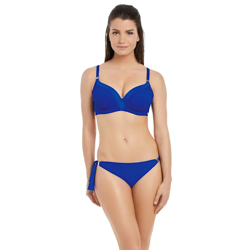 Ottawa Blue Tie Side Bikini Brief - Fantasie Swim
