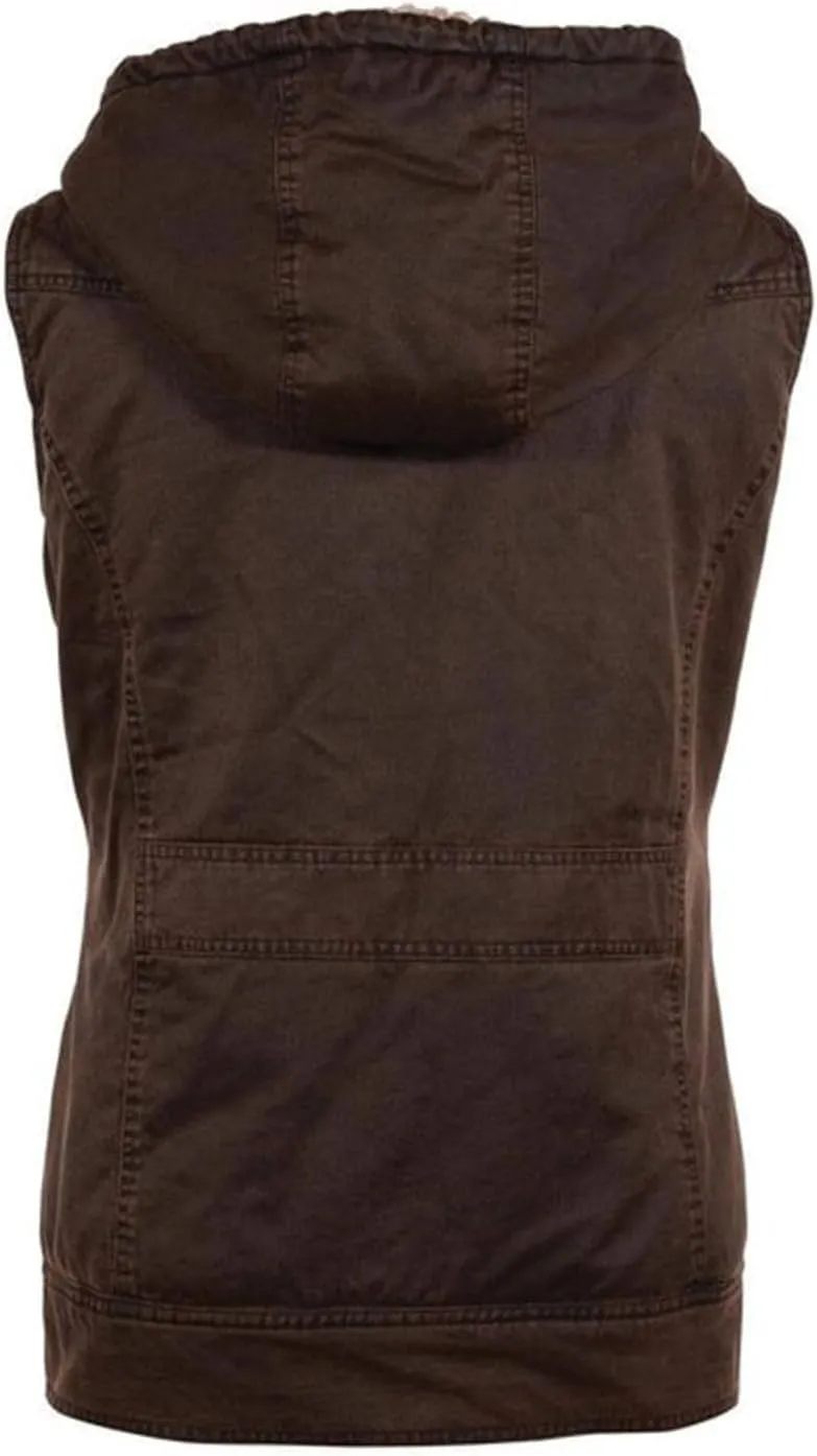 Outback Trading Company Women Heidi Warm Water-Resistant Zippered Canyonland Outerwear Western Vest with Hip Pockets