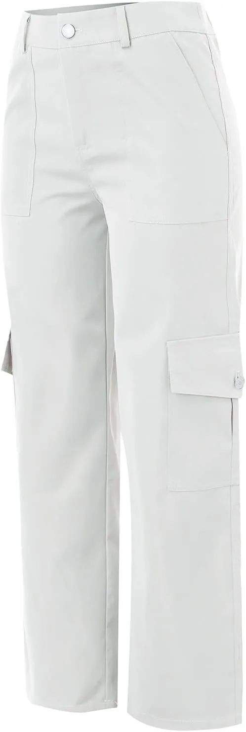 Parachute Pants Woman Loose Wide Leg High Waisted Work Cargo Sweatpants Workout Plus Size Camping Trousers with Pockets
