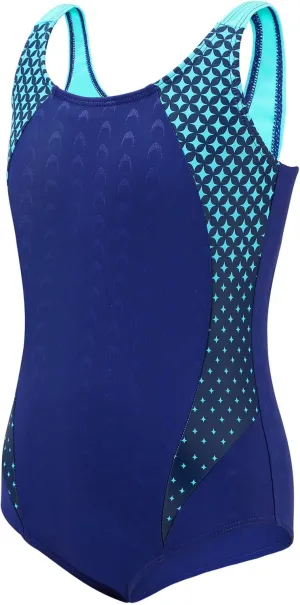 Patgoal Girls' One Piece Swimsuit Athletic Youth Girl's Swimsuit Kids Racerback Swimwear Thick Strap Beach Bathing Suit