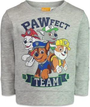 Paw Patrol Rubble Marshall Chase Fleece Sweatshirt Toddler to Big Kid