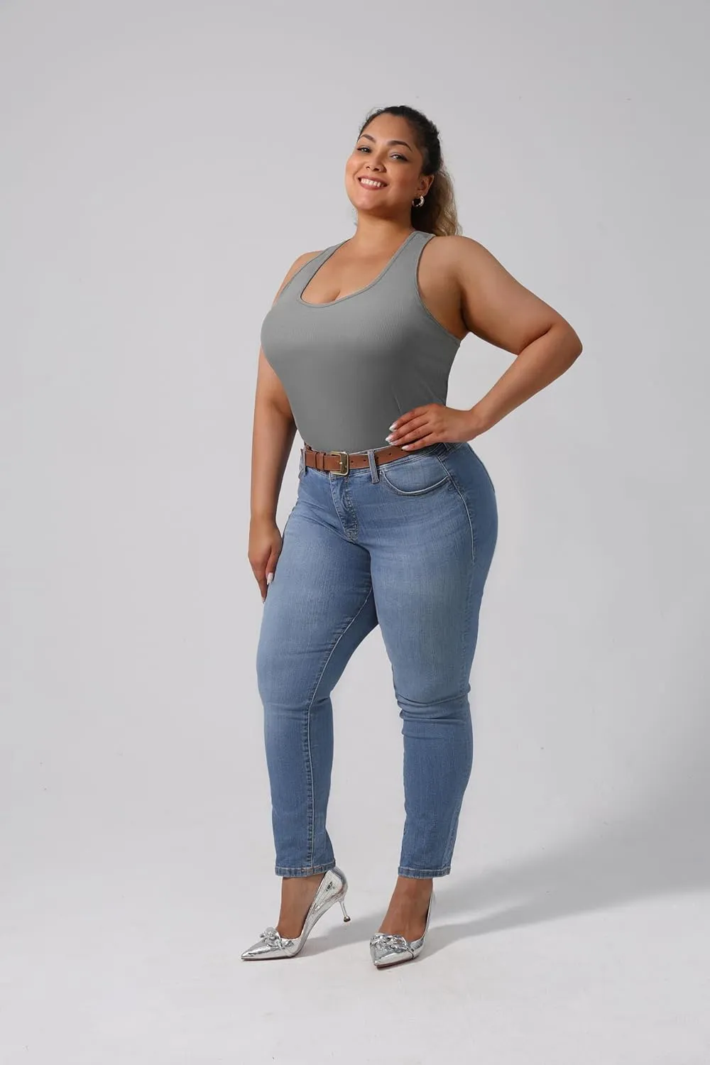 Plus Size Women's Casual Sports Tank Top,Breathable and Soft, for Sports and Daily Life Wear