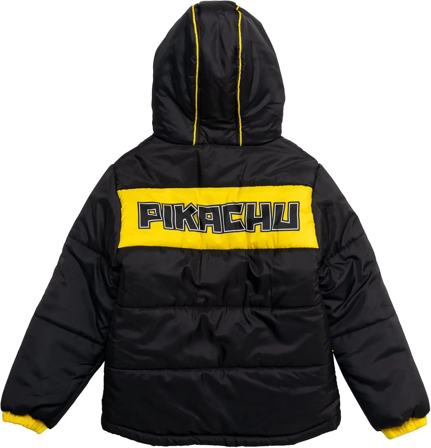 Pokemon Pikachu Zip Up Winter Coat Puffer Jacket Toddler to Big Kid Sizes (4-14-16)