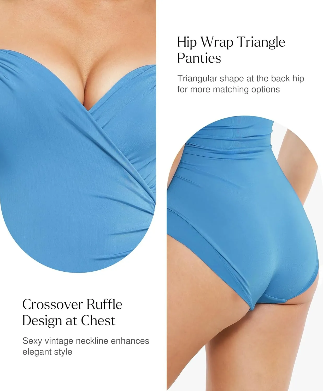 Popilush Shapewear Bodysuits for Women - Corset Tank Tops with Built in Bras Sleeveless Ruched Cute Going Out Outfits