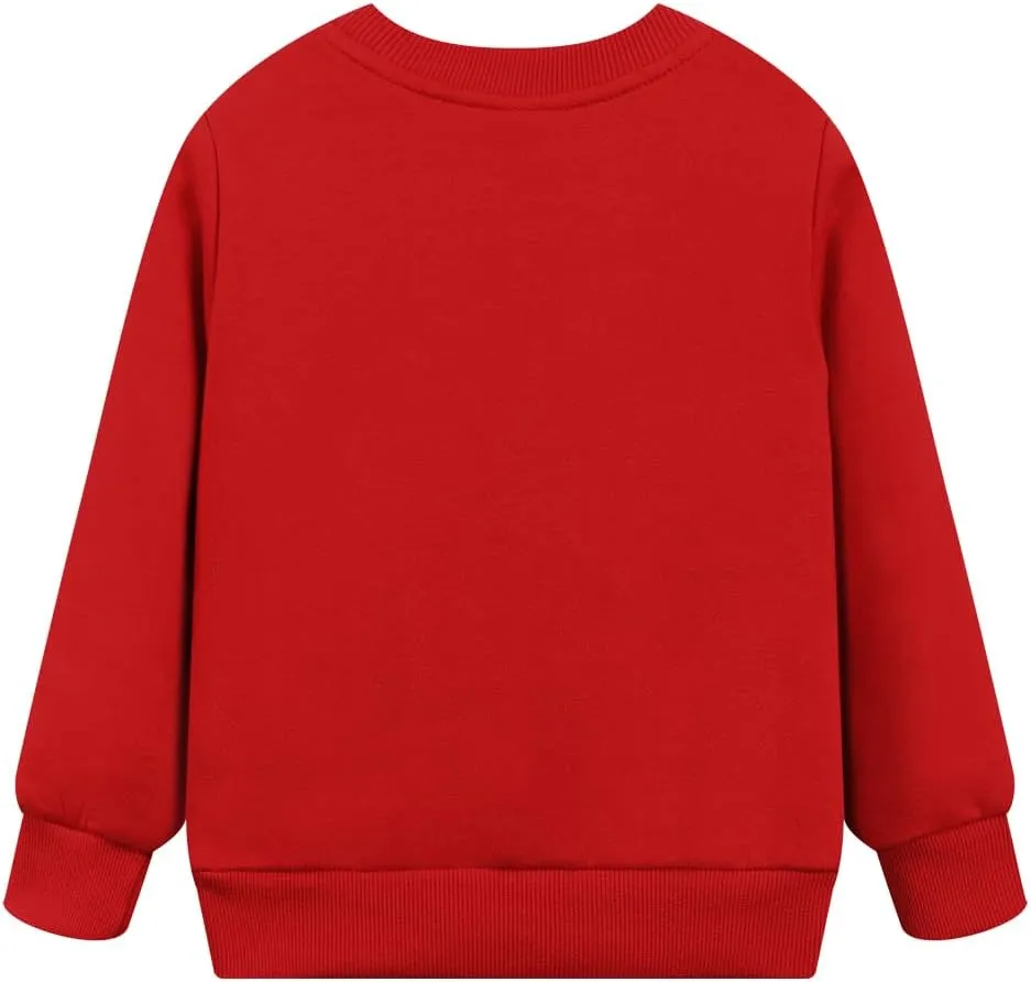 Popshion Boys Crewneck Sweatshirt Monster Truck Dinosaur Shirts Cotton Lightweight Pullover Sweater for Kids