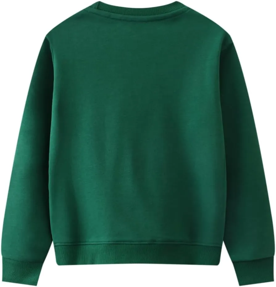 Popshion Boys Crewneck Sweatshirt Monster Truck Dinosaur Shirts Cotton Lightweight Pullover Sweater for Kids