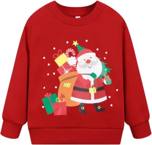 Popshion Boys Crewneck Sweatshirt Monster Truck Dinosaur Shirts Cotton Lightweight Pullover Sweater for Kids