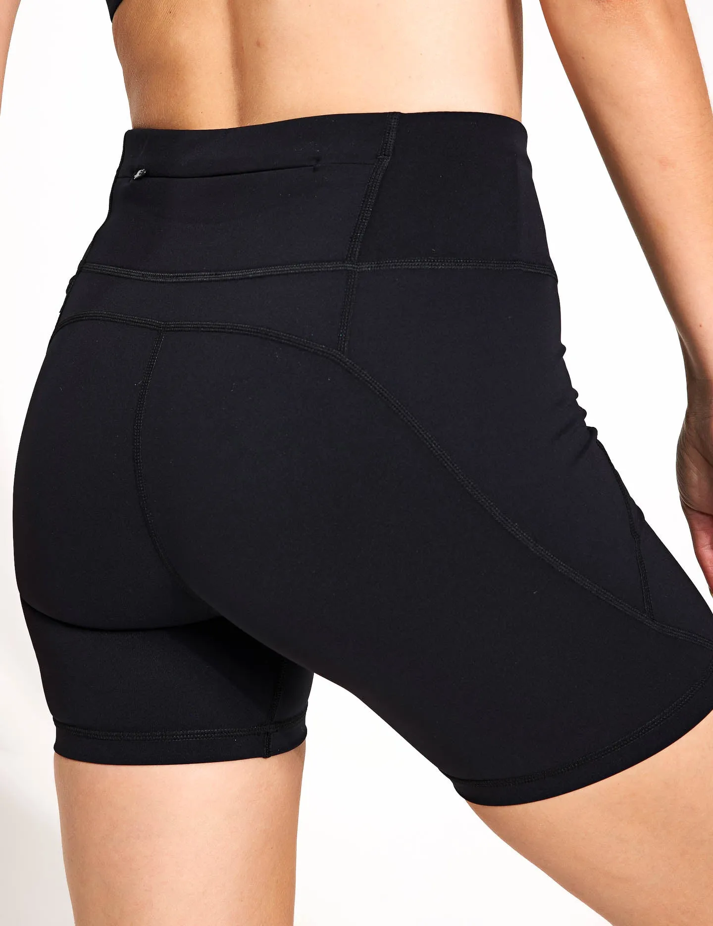 Power 6" Cycling Shorts - Black