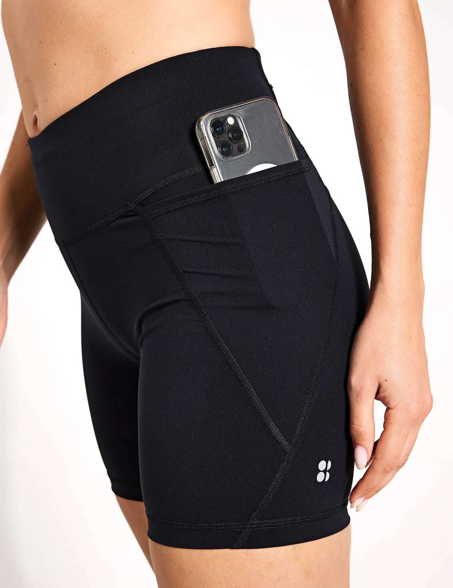 Power 6" Cycling Shorts - Black