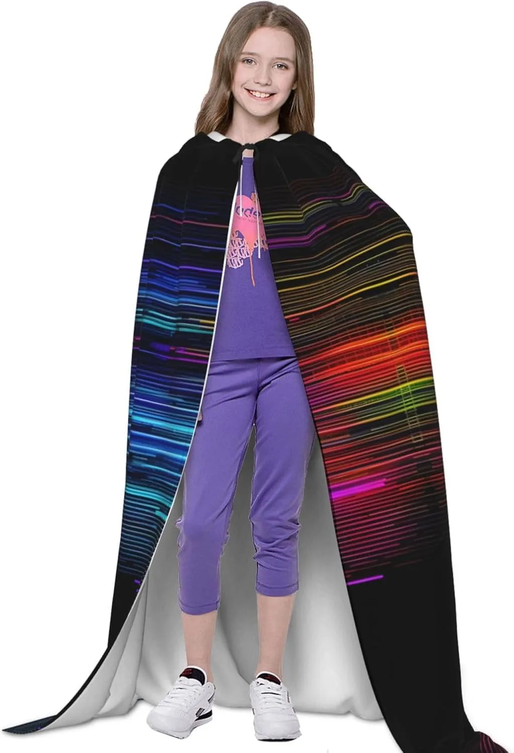 Programmer Program Code Hooded Cloak Coat Winter Warm Long Cloak Cosplay Costumes Outerwear Carnivals Hoodies Capes