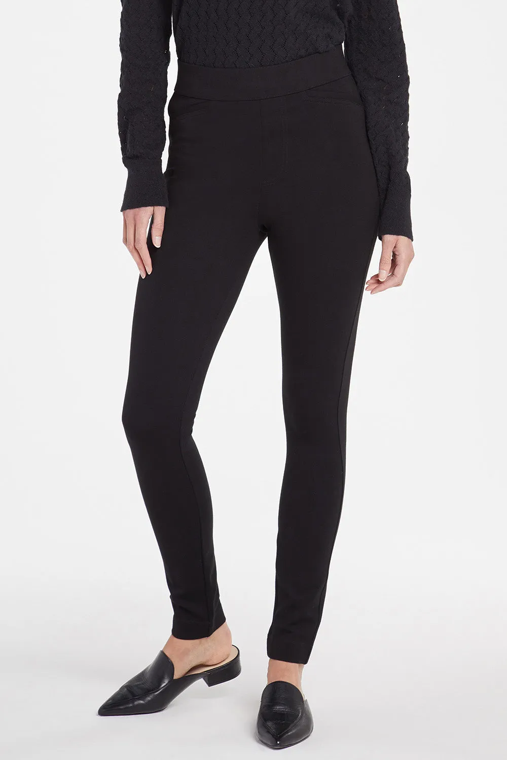 Pull-On Legging Pants - Black