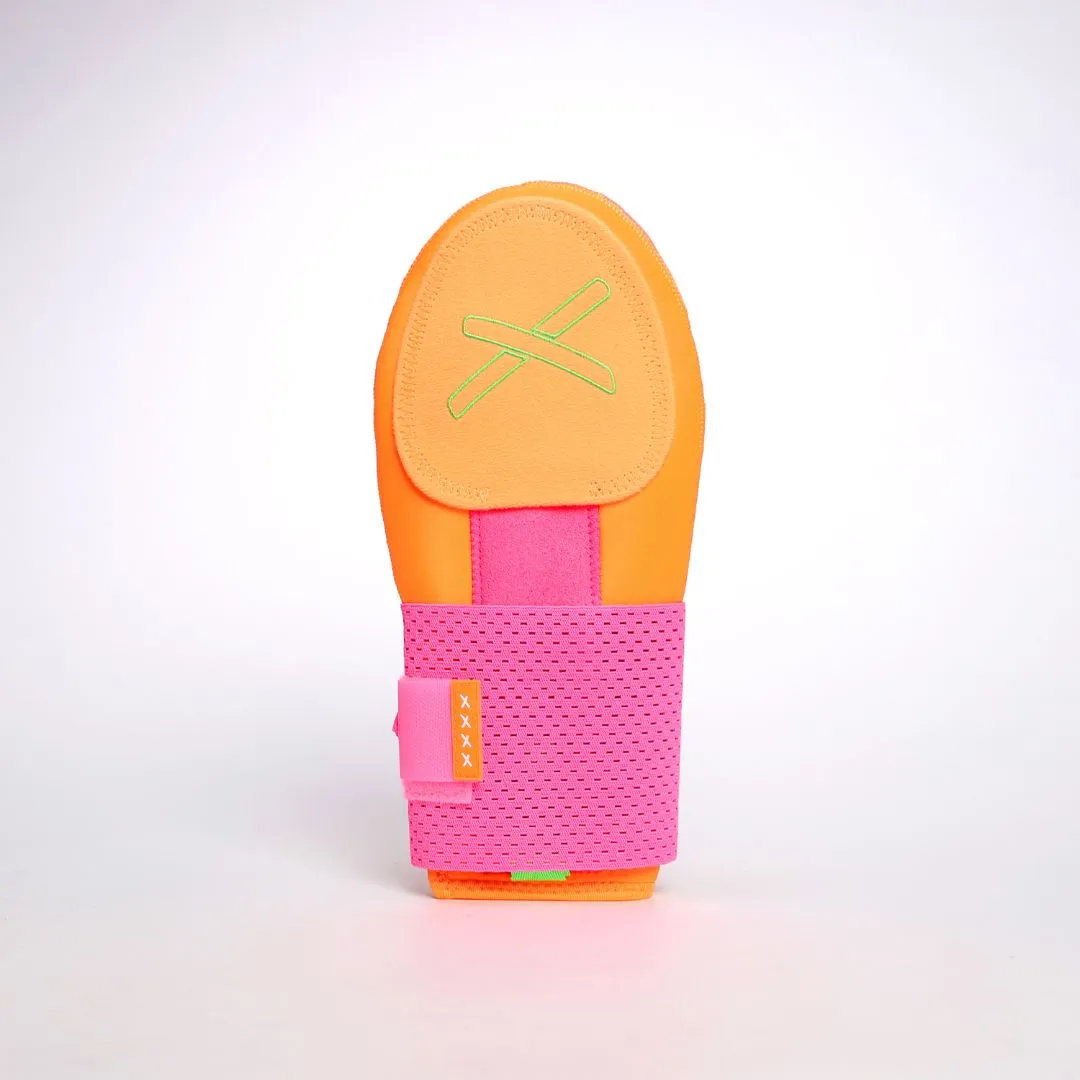 rainbow sherbet ice cream sliding mitt