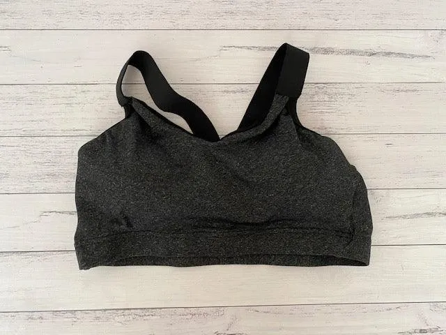 RARR Designs V Neck Sports Bra - Grey