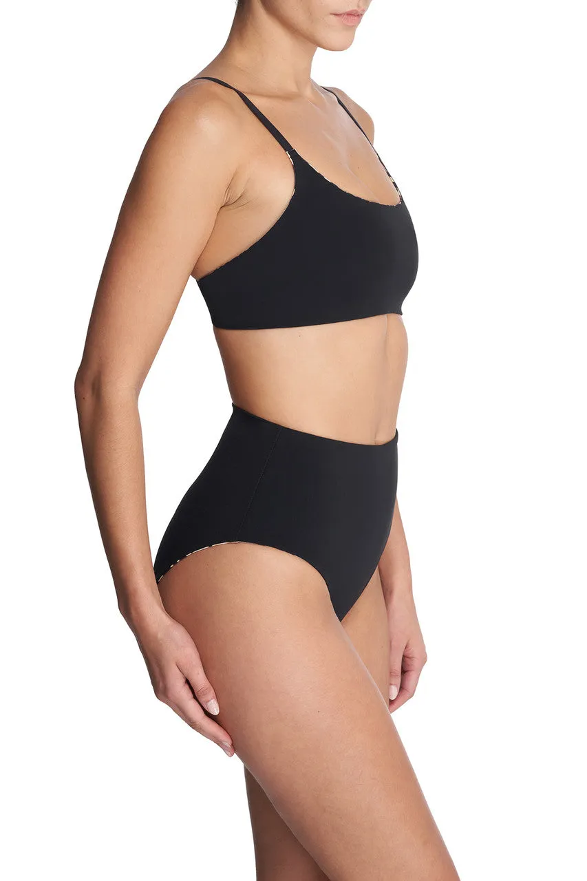 Riviera Reversible High Rise Bikini Bottom