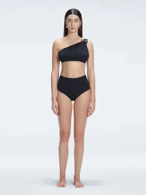 Romina Black Bikini Top