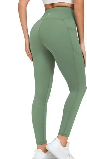 RUNNING GIRL High Waisted Leggings for Women,Tummy Control Workout Yoga Pants with Pockets Compression Pants Buttery Soft