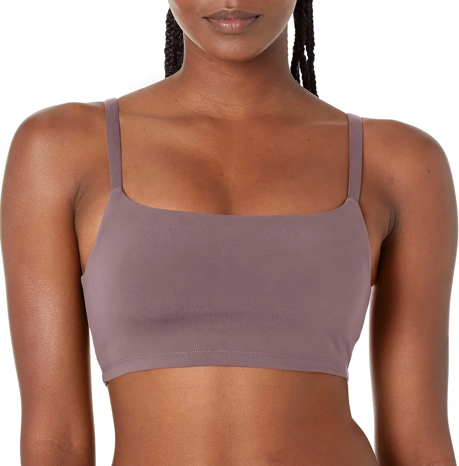 Sage Women's Sports Bra  Wirefree, Removable Pads, Yoga, Pilates, Running, Workouts, Cycling, Casual Wear, Shark, Large