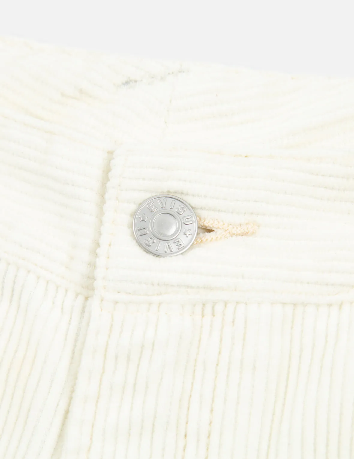 Seagull Embroidery Straight-fit Corduroy Trousers