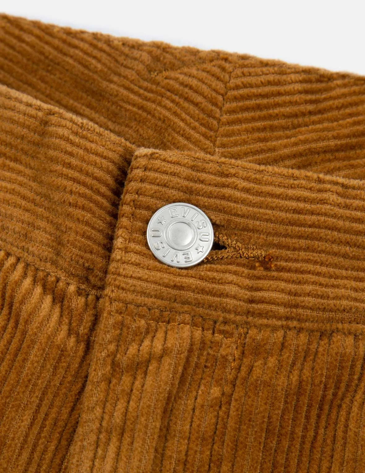 Seagull Embroidery Straight-fit Corduroy Trousers