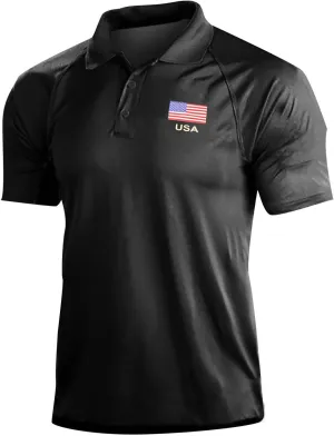 Short Sleeve Polo Shirts for Men Short Sleeve Polo Shirts for Men Sleeve Performance Patriotic Shirt Funny Shirt Men
