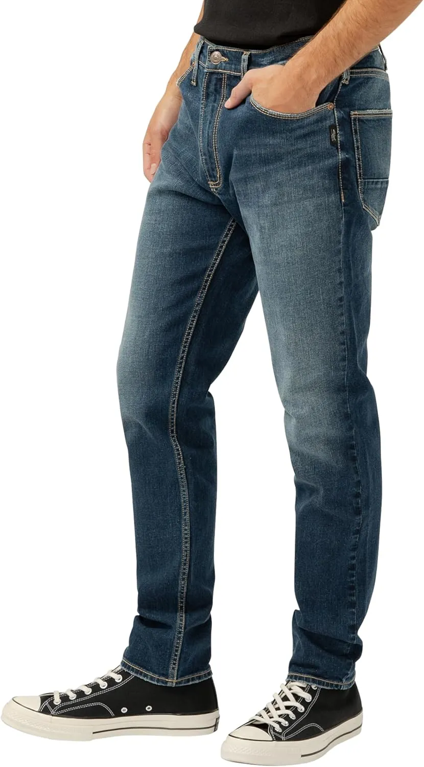 Silver Jeans Co. Men's Risto Athletic Fit Skinny Leg Jeans