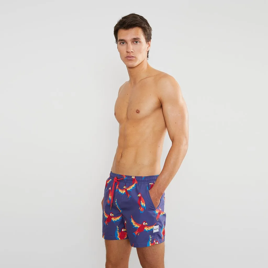 Skwosh Club MENS POLLY WANNA CRACKER SWIM SHORTS
