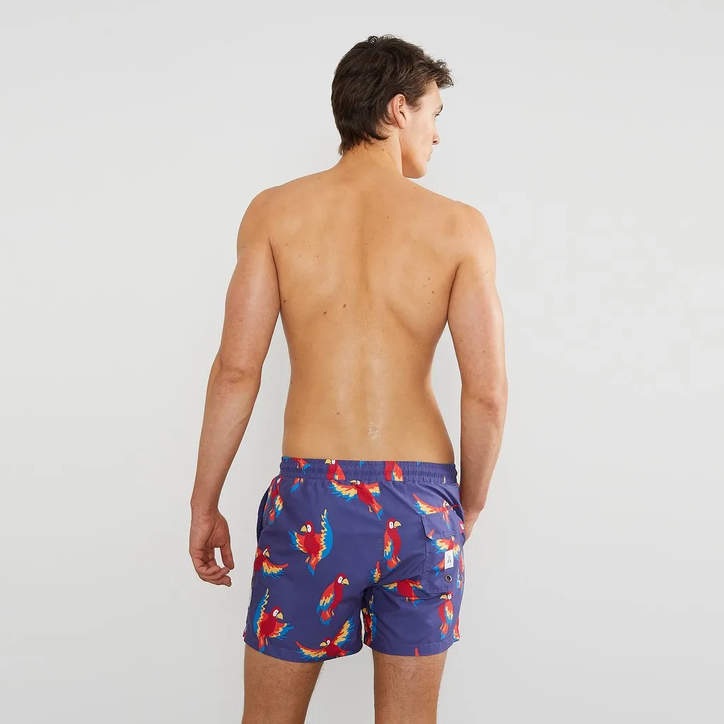 Skwosh Club MENS POLLY WANNA CRACKER SWIM SHORTS