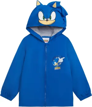 Sonic The Hedgehog Boys' Jersey Lined Perfect Rain Lightweight Jacket