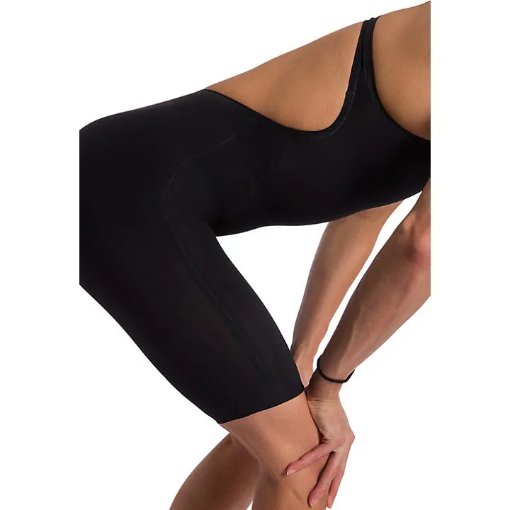 Speedo LZR Pure Valor Kneeskin Open Back- Black