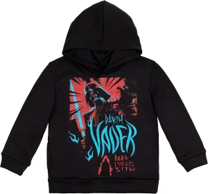 STAR WARS The Mandalorian Darth Vader X-Wing Millennium Falcon Fleece Pullover Hoodie Toddler to Big Kid