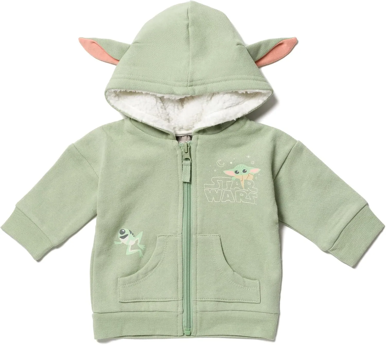 STAR WARS The Mandalorian The Child Fleece Zip Up Hoodie Infant to Toddler
