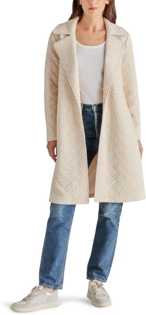 Steve Madden Apparel Women's JANA Trench, Oatmeal