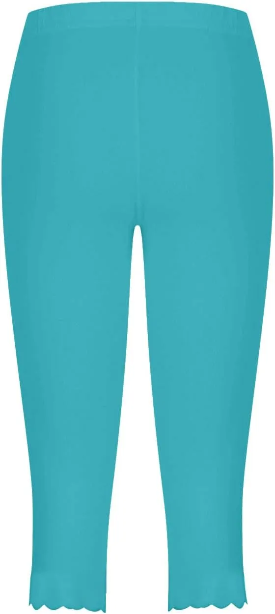 Summer Capri Leggings for Women Slim Fitting Soft Yoga Capris Lightweight Workout Running Yoga Pants Comfy Sweatpants