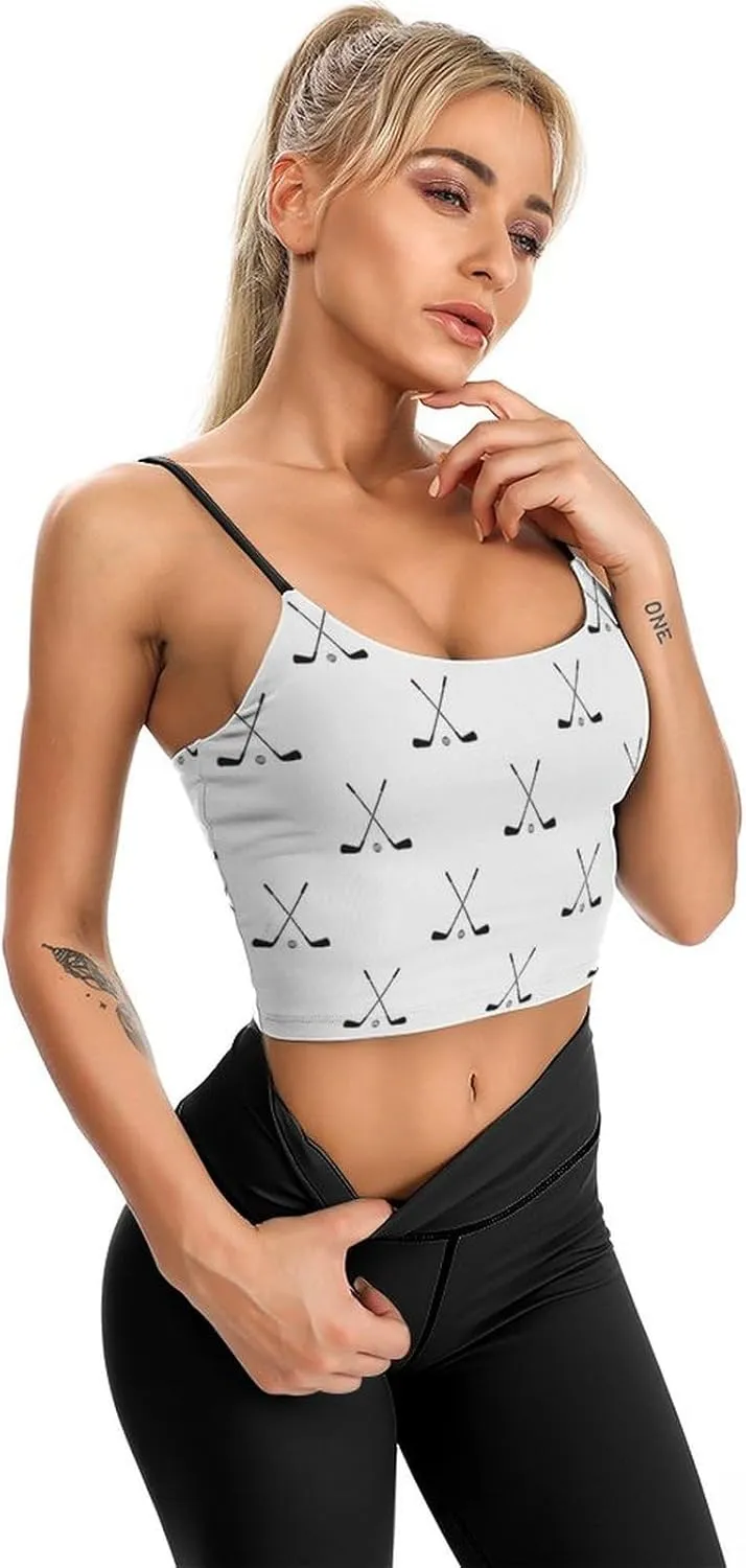 Summer Sleeveless for Women, Loose Fit Basic Casual Summer Sleeveless Shirts Golf Balls Printed Camisole