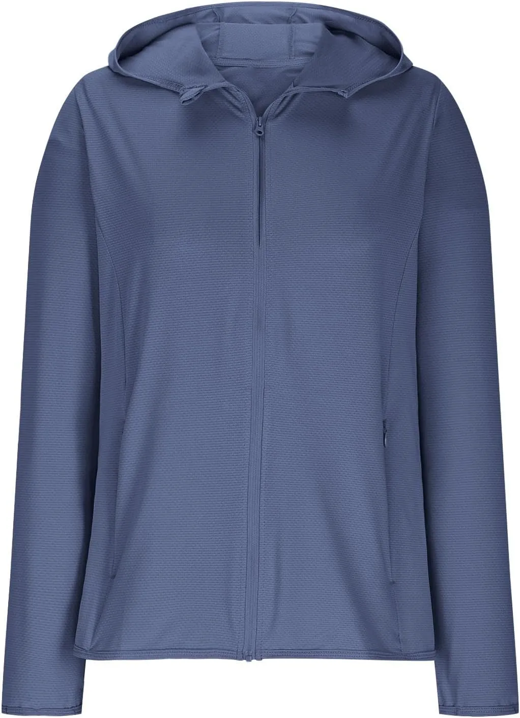 Sun Protection Shirts for Women UPF 50  SPF UV Long Sleeve Zip Up Hoodies Summer Outdoor Hiking Cooling Athletic Jackets
