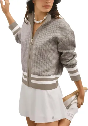 SuperPrity Cardigan Sweaters for Women Long Sleeve Zip Up Lightweight Knit Jacket 2024 Fashion Fall Baseball Coats Outwear