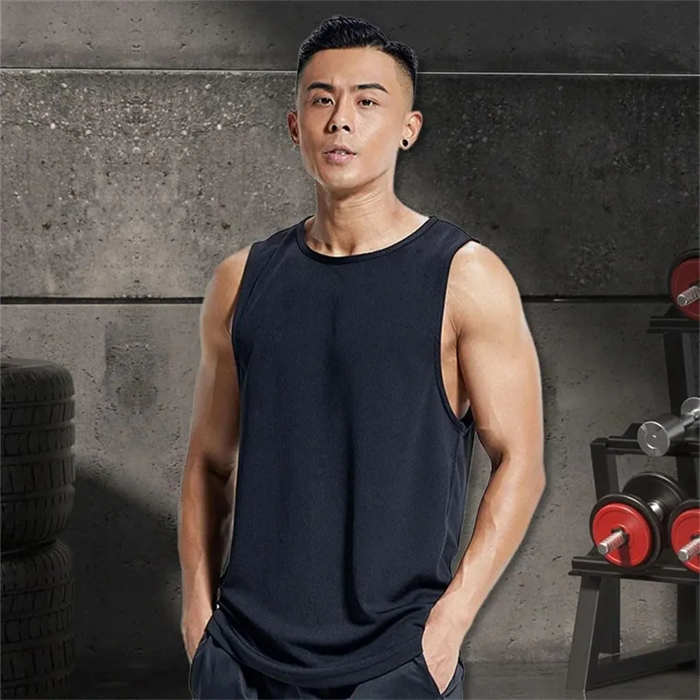 Sweatshirt Sports Top Men's Gym Shirt Mesh Vest Fitness Wear