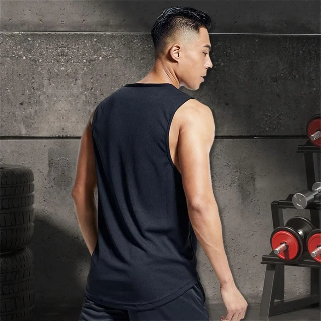 Sweatshirt Sports Top Men's Gym Shirt Mesh Vest Fitness Wear