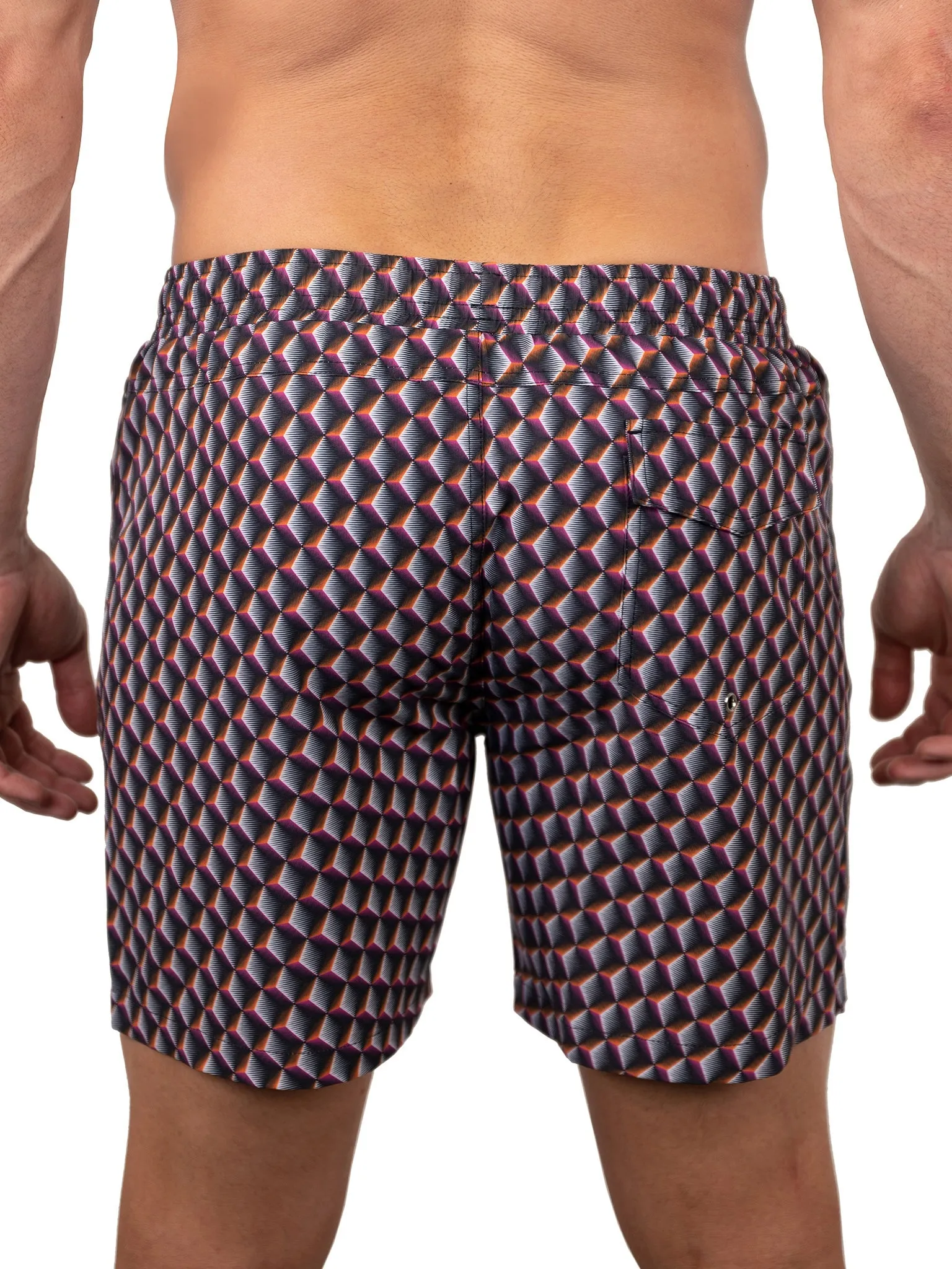 Swim Lion Geo Red