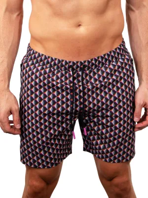 Swim Lion Geo Red