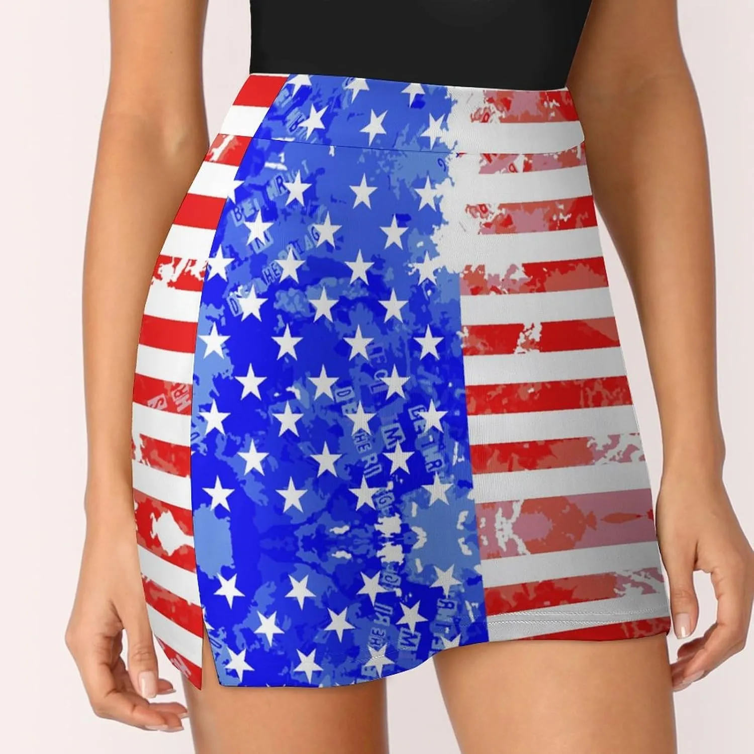 TAIZIYEAH American Flag Tennis Skirts for Women Athletic Golf Skorts Soft
